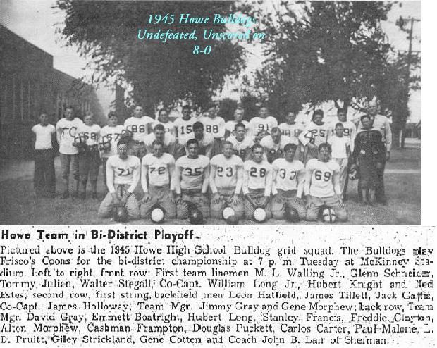 1945 Howe Bulldogs